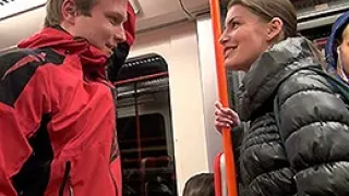 Teen Girl's Reverse Cock Ride After Commute
